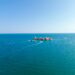 Maidens Castle Kiz Kalesi Drone Photo, Erdemli Mersin, Turkey